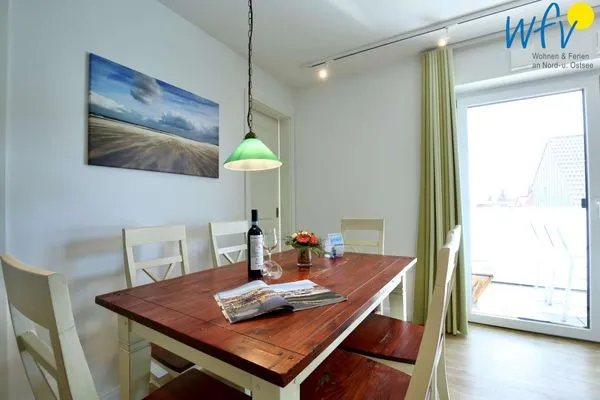 Essbereich Villa Drees Ferienwohnung 8