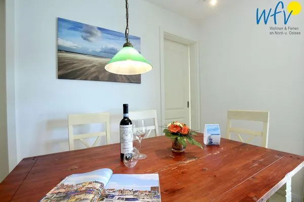 Essbereich Villa Drees Ferienwohnung 8