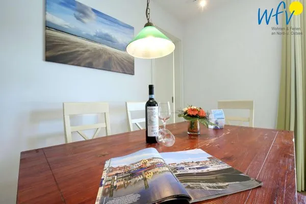 Essbereich Villa Drees Ferienwohnung 8