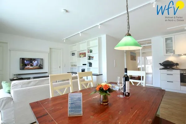 Essbereich Villa Drees Ferienwohnung 8