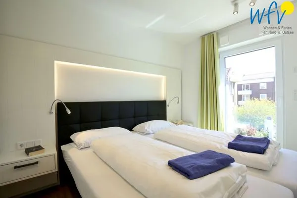 Schlafzimmer Villa Drees Ferienwohnung 8