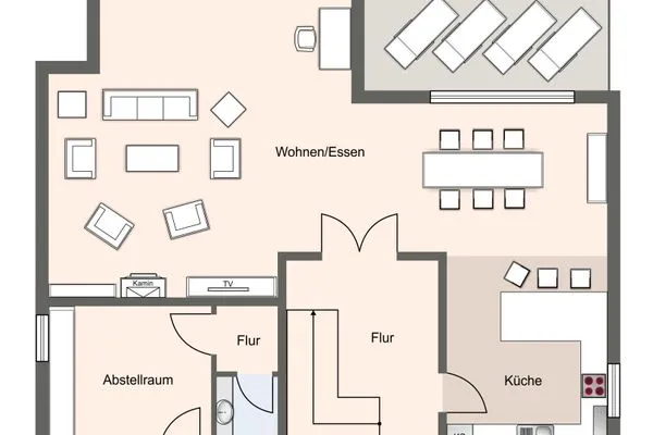 Retreat Reetdach-Villa Retreat SPO Dorf - Grundriss