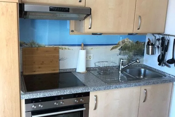 Küche / Küchenzeile Haus Solaris Ferienwohnung Lüttje Koje
