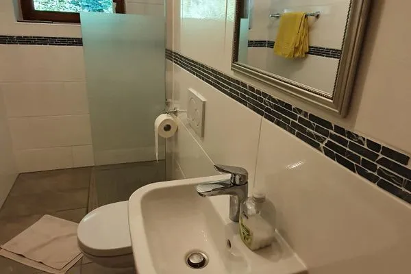Badezimmer  Ferienwohnung "Ampergarten"