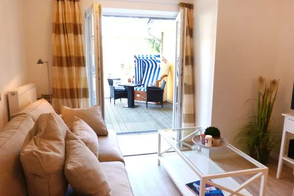 Wohnbereich Strand Residenz Wohnung 8 in Wittdün auf Amrum Strand Residenz Ferienwohnung *Strand Residenz 8*