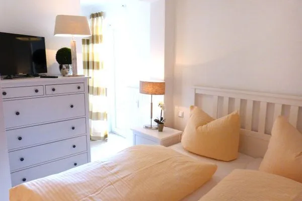 Schlafzimmer der Strand Residenz Wohnung 8 in Wittdün auf Amrum Strand Residenz Ferienwohnung *Strand Residenz 8*