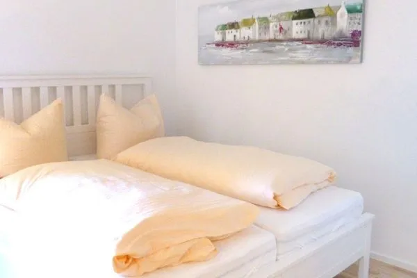 Schlafzimmer der Strand Residenz Wohnung 8 in Wittdün auf Amrum Strand Residenz Ferienwohnung *Strand Residenz 8*