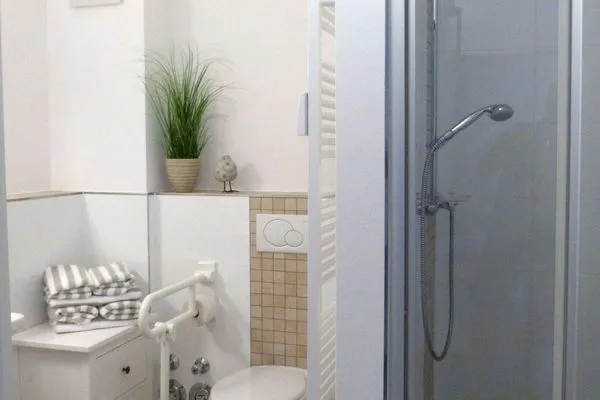 Badezimmer der Strand Residenz Wohnung 8 in Wittdün auf Amrum Strand Residenz Ferienwohnung *Strand Residenz 8*