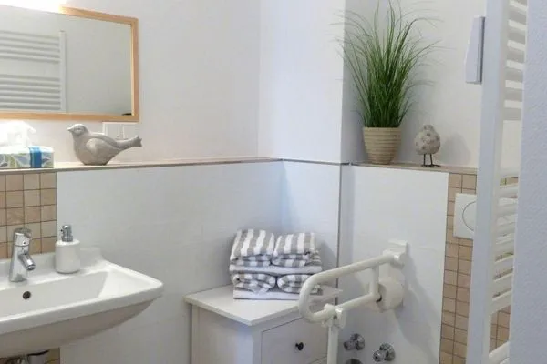 Badezimmer der Strand Residenz Wohnung 8 in Wittdün auf Amrum Strand Residenz Ferienwohnung *Strand Residenz 8*