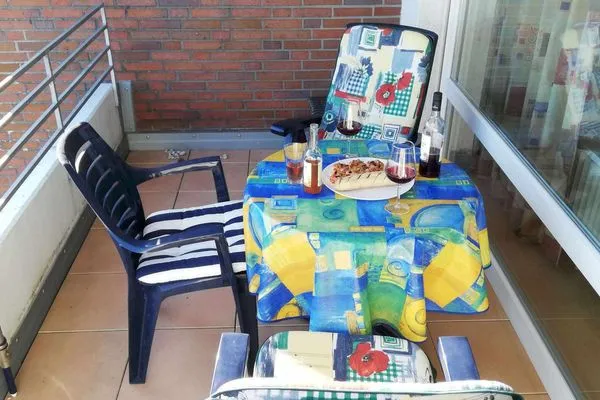 Balkon Haus Reedestraße 25-27 Ferienwohnung Borkum-Liebe