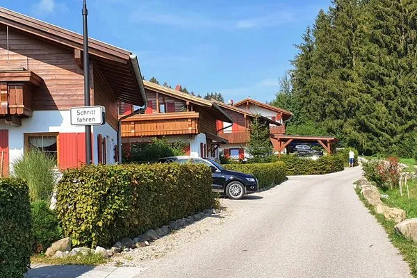 Fassade / Eingang Feriendorf Via Claudia Haus 65 Casa Bavaria