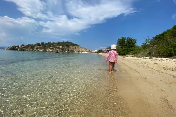 beach in 250m  Aspro Spiti 1