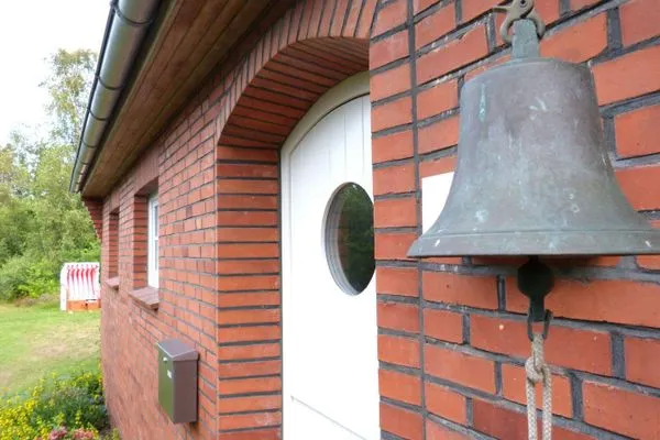 Ferienhaus Köggenhüs Eingangstür in Norddorf auf Amrum  Ferienhaus *Koggenhüs*