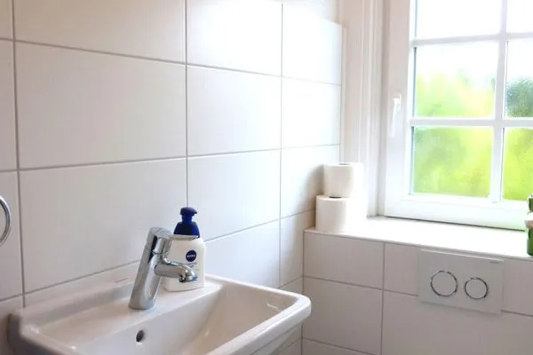 WC im Ferienhaus Koggenhüs in Norddorf auf Amrum  Ferienhaus *Koggenhüs*