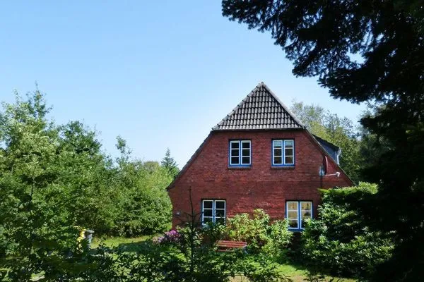 entfernter Blick auf das Koggenhüs in Norddorf auf Amrum  Ferienhaus *Koggenhüs*