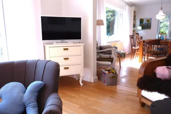 Wohnzimmer des Ferienhaus Koggenhüs in Norddorf auf Amrum  Ferienhaus *Koggenhüs*