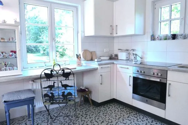 Kücheneinrichtung im Ferienhaus Koggenhüs in Norddorf auf Amrum  Ferienhaus *Koggenhüs*