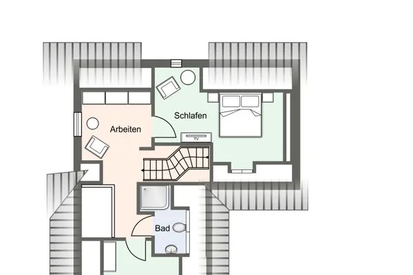 Dünenkate Dünenkate SPO Dorf - Grundriss