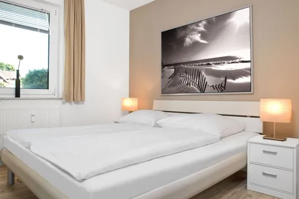 Schlafzimmer Residenz am Yachthafen Hafentraum