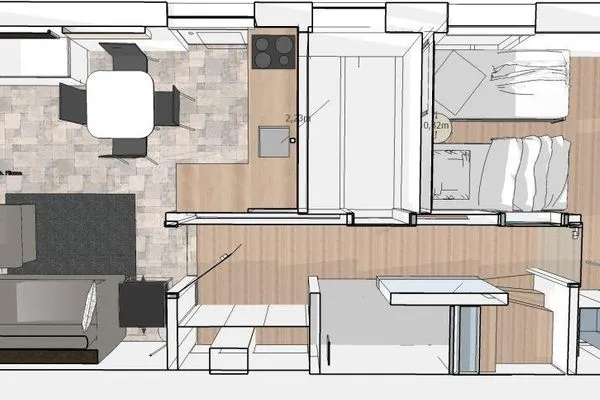 Grundriss  Domizil Strandläufer