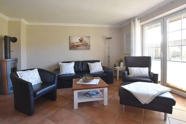 Wohnzimmer  Ferienhaus Gartenweg