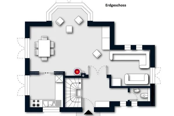 Grundriss  Das Reet Strandhaus