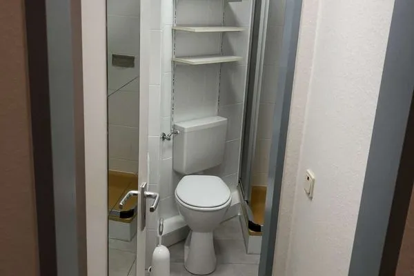 Badezimmer Haus Solaris Ferienwohnung Lüttje Koje