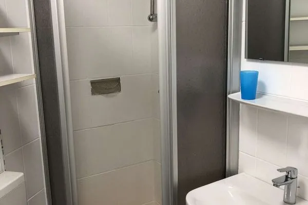 Badezimmer Haus Solaris Ferienwohnung Lüttje Koje