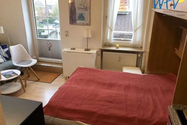 Schlafzimmer Haus Solaris Ferienwohnung Lüttje Koje