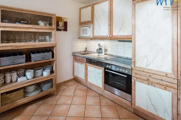 Küche / Küchenzeile Haus Ebbe und Flut Ferienwohnung Deichläufer