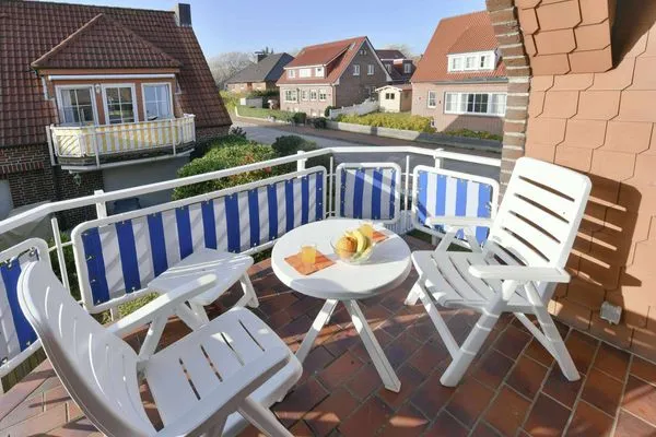 Balkon Juist Zauber - Haus 1 Ferienwohnung Fries