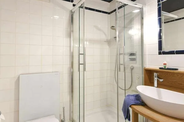 Badezimmer Juist Zauber - Haus 1 Ferienwohnung Fries