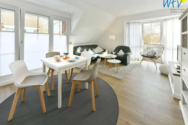 Wohnzimmer Juist Zauber - Haus 3 Ferienwohnung Christina