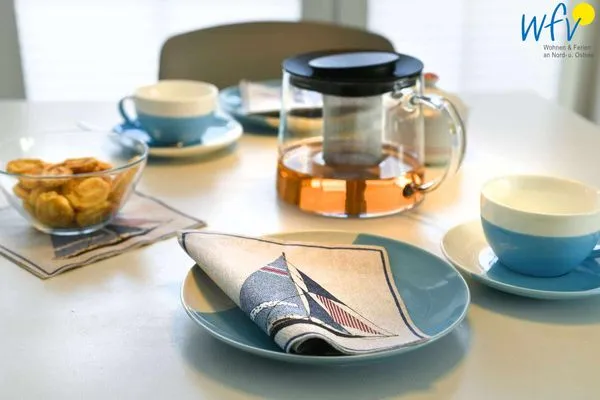 Essbereich Juist Zauber - Haus 3 Ferienwohnung Christina