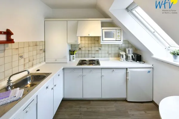 Küche / Küchenzeile Juist Zauber - Haus 3 Ferienwohnung Christina