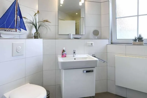 Badezimmer Juist Zauber - Haus 3 Ferienwohnung Christina