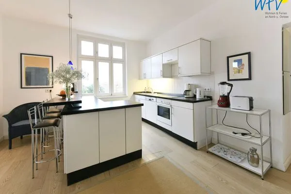 Küche / Küchenzeile Logirhaus Doyen Ferienwohnung Robbenplate