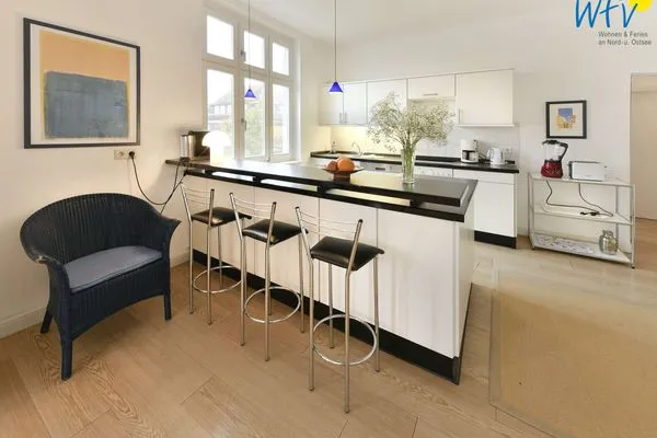 Küche / Küchenzeile Logirhaus Doyen Ferienwohnung Robbenplate