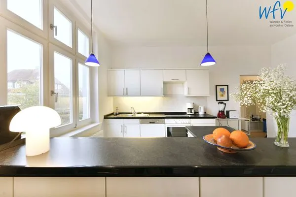 Küche / Küchenzeile Logirhaus Doyen Ferienwohnung Robbenplate