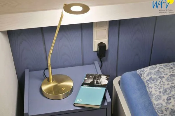 Schlafzimmer Luv und Lee Ferienwohnung Westerhever