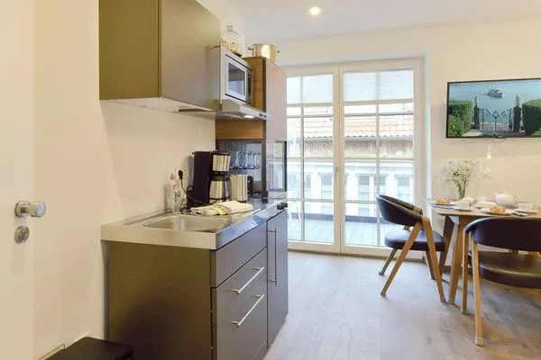 Küche / Küchenzeile Haus Nordland Ferienwohnung Dünenblick