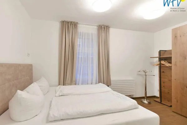 Schlafzimmer Haus Nordland Ferienwohnung Dünenblick