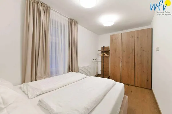Schlafzimmer Haus Nordland Ferienwohnung Dünenblick
