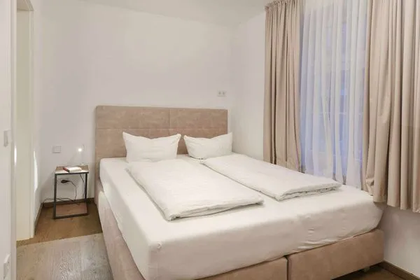 Schlafzimmer Haus Nordland Ferienwohnung Dünenblick