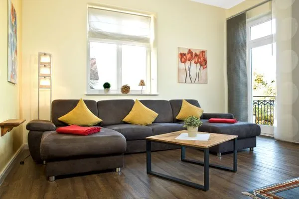 Living room Ostsee Residenz Meeresblick Strandblick