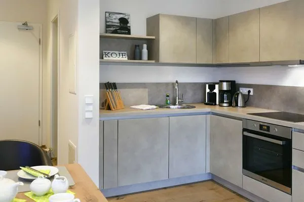 Küche / Küchenzeile Haus Nordland Ferienwohnung Dünenkoje