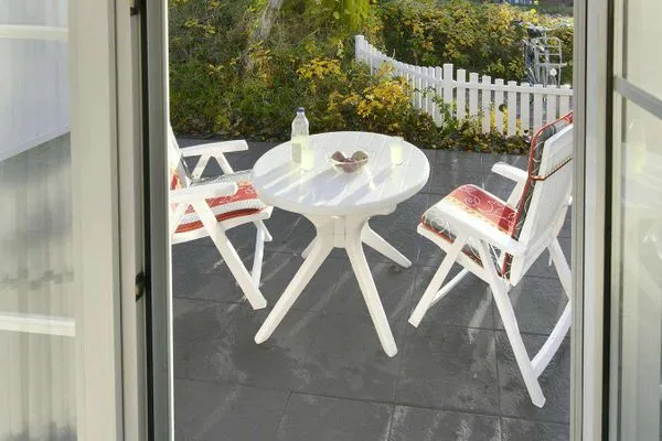 Terrasse Juist Zauber - Haus 1 Ferienwohnung Rüping