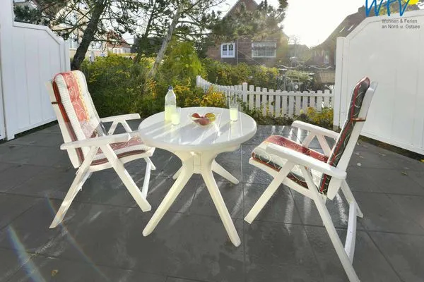 Terrasse Juist Zauber - Haus 1 Ferienwohnung Rüping