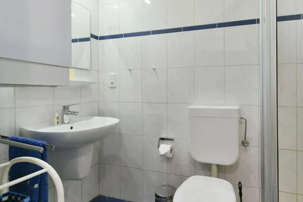 Badezimmer Juist Zauber - Haus 1 Ferienwohnung Rüping