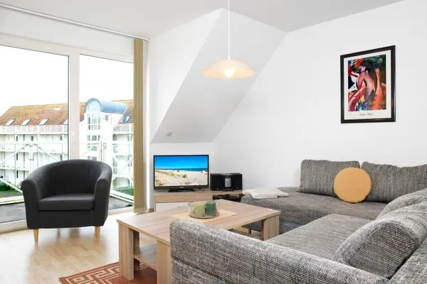 Living room Residenz am Yachthafen Windspiel